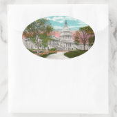 ザアメリカキャピトルヴィンテージ 楕円形シール (バッグ)