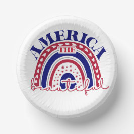 ザアメリカビューティフルレインボー ペーパーボウル