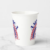 ザアメリカビューティフルレインボー 紙コップ (左)