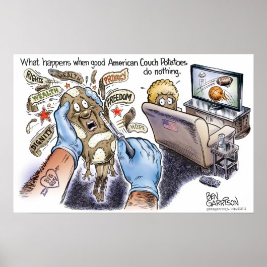 ザアメリカンカウチポテト ポスター (正面)