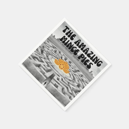 ザアメージングミンチェパイ スタンダードカクテルナプキン (角)