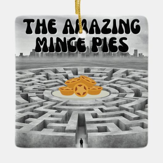 ザアメージングミンチェパイ セラミックオーナメント (正面)