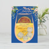 ザアモアピーチファズブルーアペロールブライダルシャワー 招待状 (スタンド正面)