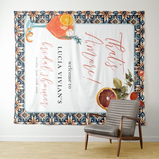 ザアモーレジューシーオレンジスピリッツブライダルへようこそ タペストリー (インサイチュ(横))