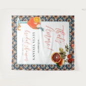 ザアモーレジューシーオレンジスピリッツブライダルへようこそ タペストリー (正面(横))