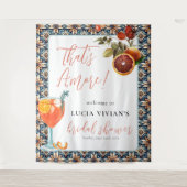 ザアモーレジューシーオレンジスピリッツブライダルへようこそ タペストリー (正面)