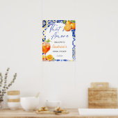 ザアモーレスピリッツブライダルシャワーウェルカムサイン ポスター (キッチン)