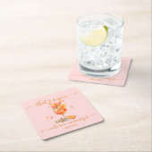 ザアモーレスピリッツブライダルシャワー スクエアペーパーコースター (インサイチュ)
