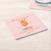 ザアモーレスピリッツブライダルシャワー スクエアペーパーコースター (アングル)