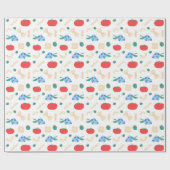 ザアモーレパスタパーティーブライダルシャワー ラッピングペーパー (フラット)