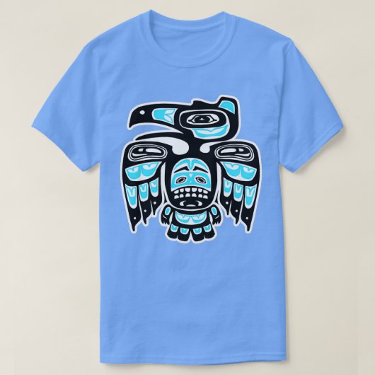 ザアラスカンイーグルトーテム Tシャツ (デザイン正面)