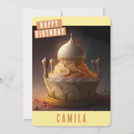 ザアラビアンナイト誕生日カード シーズンカード (正面)