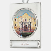 ザアラモトラベルアートウォーターカラーオーナメント シルバープレートバナーオーナメント (左)