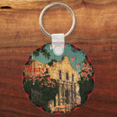 ザアラモヴィンテージテキサス州キーチェーン キーホルダー (正面)