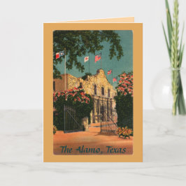 ザアラモヴィンテージテキサス州グリーティングカード カード