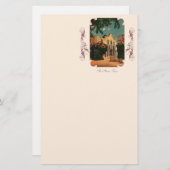 ザアラモヴィンテージテキサス州文房具 便箋 (正面/裏面)