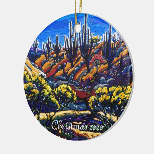 ザアリゾナエデンクリスマスオーナメント セラミックオーナメント (左)