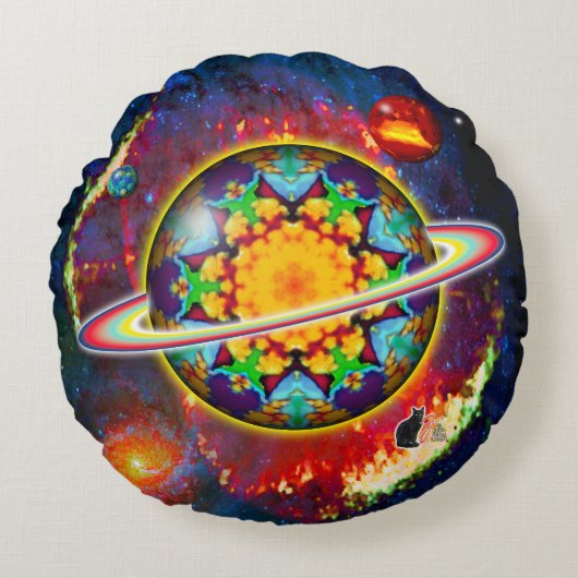 ザアルゴンオルブズラウンドピロー ラウンドクッション (正面)