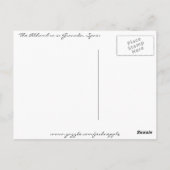 ザアルハンブラ ポストカード (裏面)