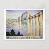 ザアルバート王室のブリッジ，サルタシュヴィンテージ旅行 ポストカード (正面)