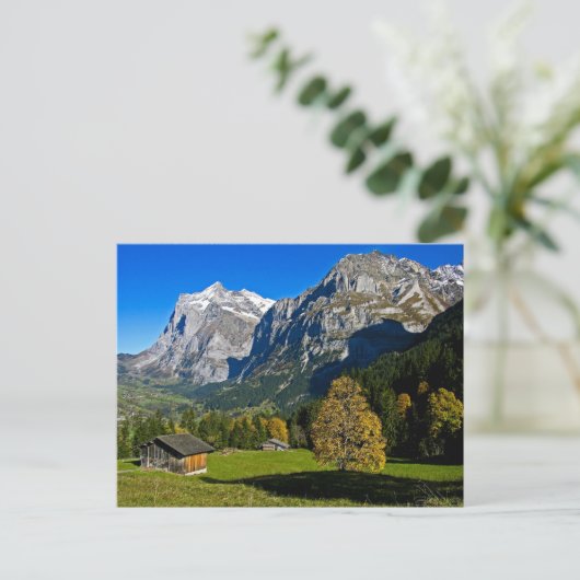 ザアルプス，スイス – はがき (スタンド正面)