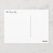 ザアルプフランスのス ポストカード (裏面)