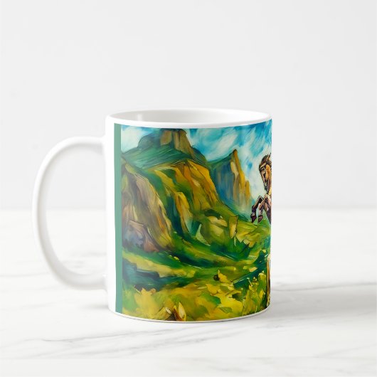 ザアルメニア人のヒーロー コーヒーマグカップ (左)