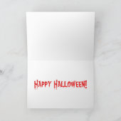 ザアレーハ幽霊のよく出るロウィン カード (内部)