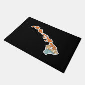 ザアロハ州ハワイ ドアマット (アングル)