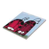 ザアンクイッドラブレディバグイラストレーション タイル (側面)