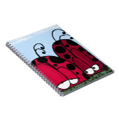 ザアンクイッドラブレディバグイラストレーション ノートブック (右側)