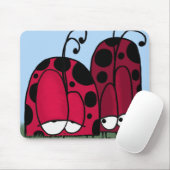 ザアンクイッドラブレディバグイラストレーション マウスパッド (マウス)