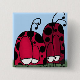 ザアンクイッドラブレディバグイラストレーション 缶バッジ