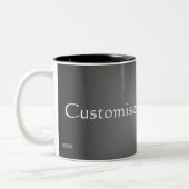 ザアンク語（シルバー） ツートーンマグカップ (左)