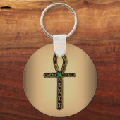 ザアンク語(金ゴールド) キーホルダー (正面)