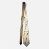 ザアンク語(金ゴールド) ネクタイ (裏面)