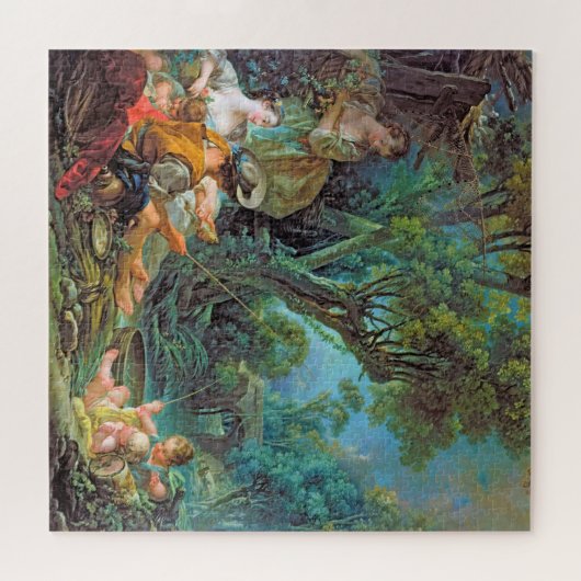 ザアングラーブッチャーフランソワ鮮やかロコシーン ジグソーパズル (横)