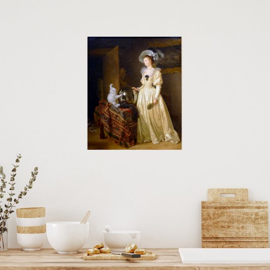 ザアンゴラ猫 ポスター (キッチン)