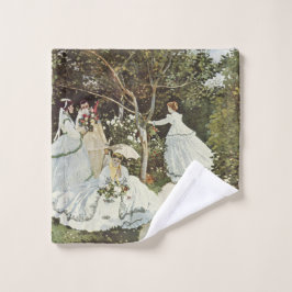 ザアンダムクロードモネの風車 ウォッシュタオル