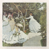 ザアンダムクロードモネの風車 ガラスコースター (正面)