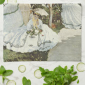 ザアンダムクロードモネの風車 キッチンタオル (折り畳み)