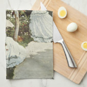 ザアンダムクロードモネの風車 キッチンタオル (四つ折り)