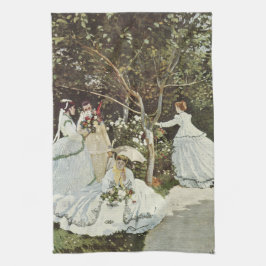 ザアンダムクロードモネの風車 キッチンタオル