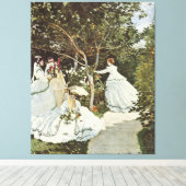 ザアンダムクロードモネの風車 キャンバスプリント (インサイチュ (ウッドフロア))