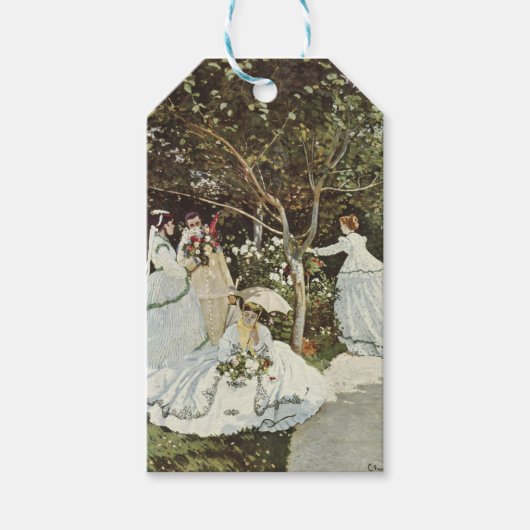 ザアンダムクロードモネの風車 ギフトタグ (正面)