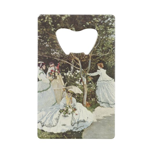 ザアンダムクロードモネの風車 クレジットカード栓抜き (正面)