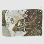 ザアンダムクロードモネの風車 ゴルフタオル (横)