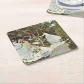 ザアンダムクロードモネの風車 スクエアペーパーコースター (アングル)