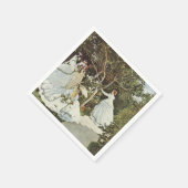 ザアンダムクロードモネの風車 スタンダードカクテルナプキン (角)