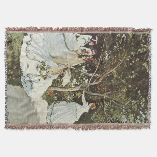 ザアンダムクロードモネの風車 スローブランケット (正面)